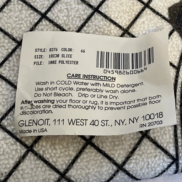 New Vintage USA Sarah Lynn’s Holstein Cow Country Kitchen Mat Rug 18”x30” Pop-up - Picture 7 of 9